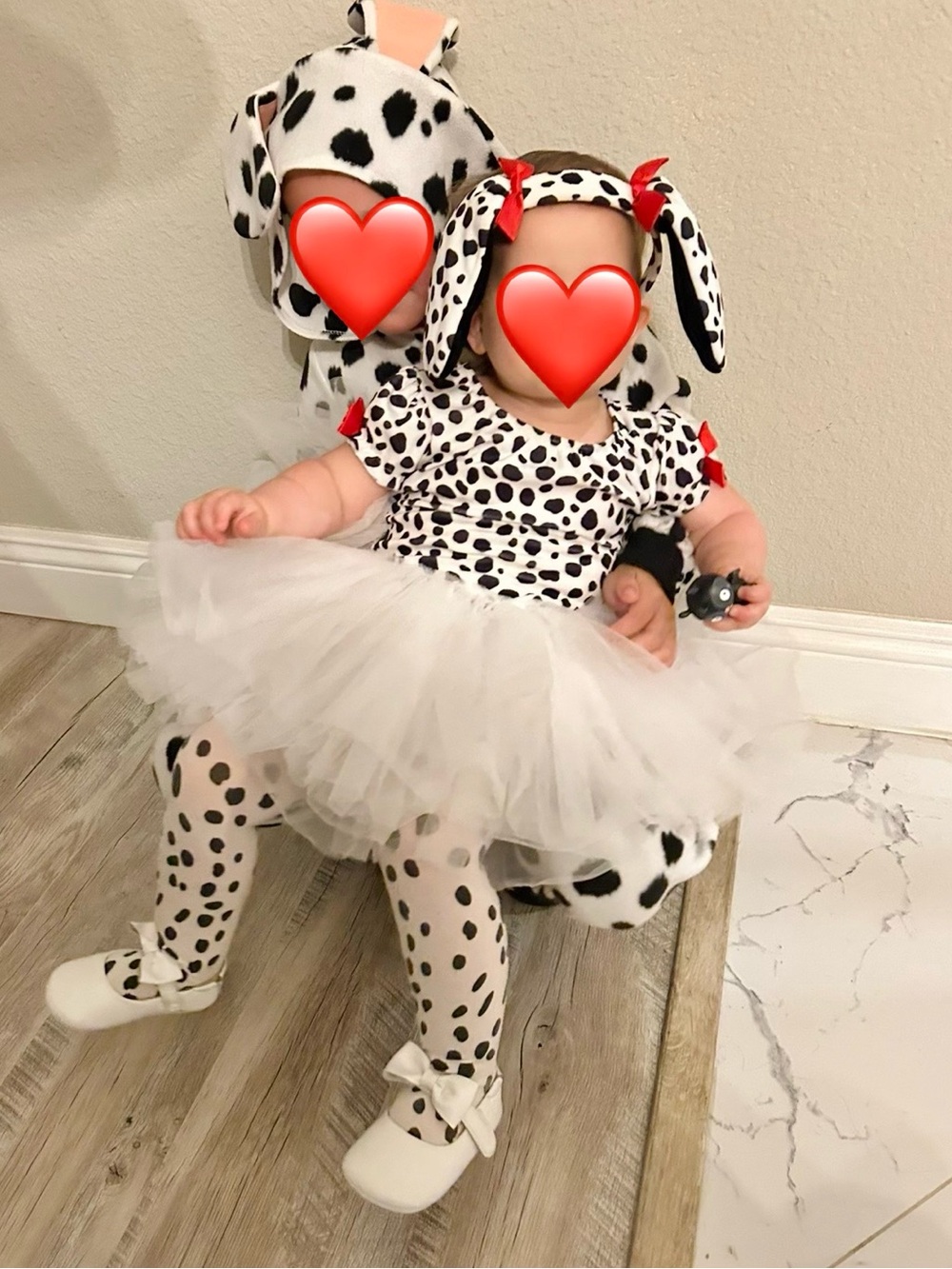 Dalmatian Puppy Tutu Costume - White & Black *includes shoes!